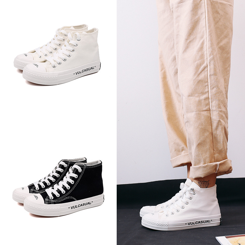 廠家直銷 女式帆布鞋安ulzzang鞋女街拍百搭休閑硫化鞋壹件代發