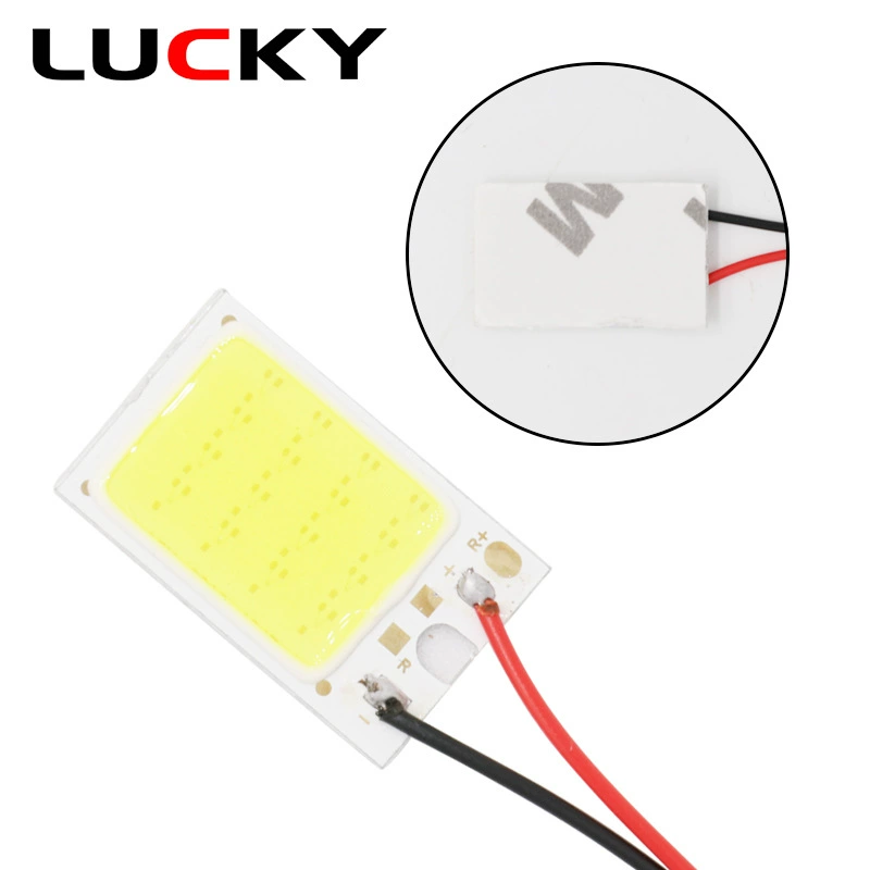 Светодиодная крыша свет COB чтение свет яркий 16smd супер яркий светодиодный внутренний свет с соединителем T10 двойной наконечник