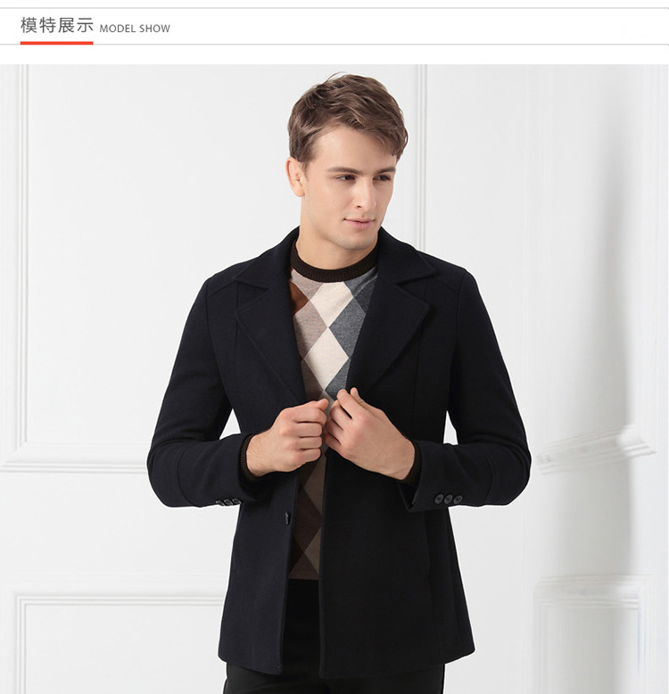 Manteau homme en Laine - Ref 3419466 Image 14