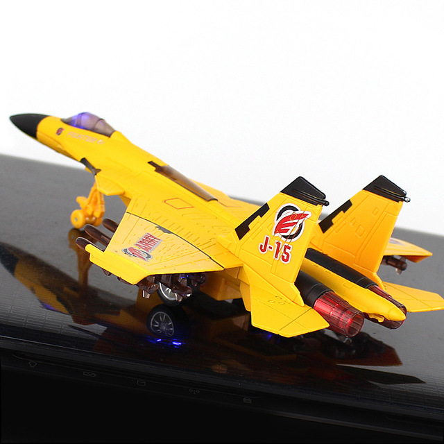 15 âm thanh máy bay hợp kim và ánh sáng trở lại mô hình quân sự máy bay chiến đấu có thể được tùy chỉnh đồ trang trí bánh đồ chơi trẻ em Mô hình hàng không