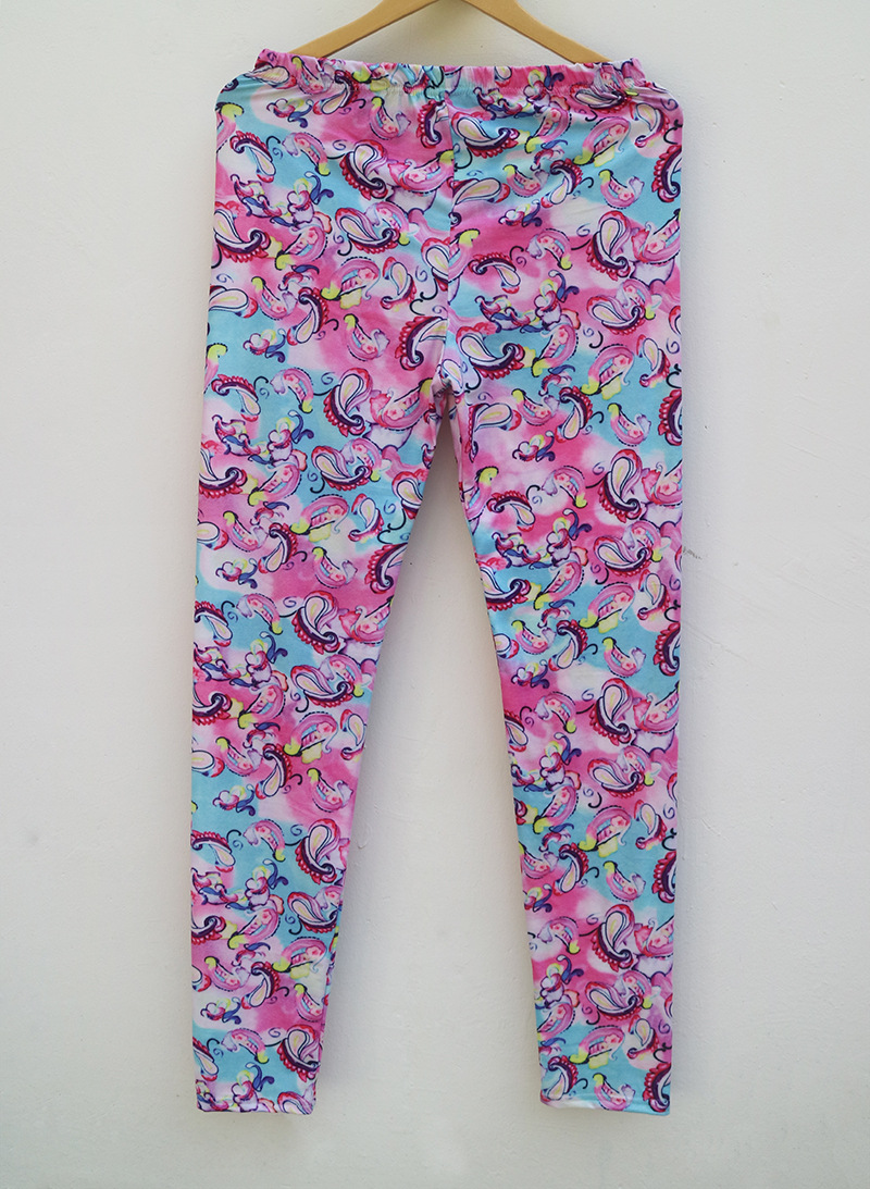 mixed color printed leggings  NSOY46062