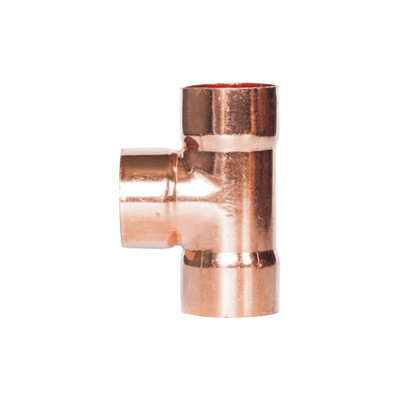 410A Copper tee Welded copper pipe fittings Copper Fittings tee air conditioner Refrigeration Parts wholesale
