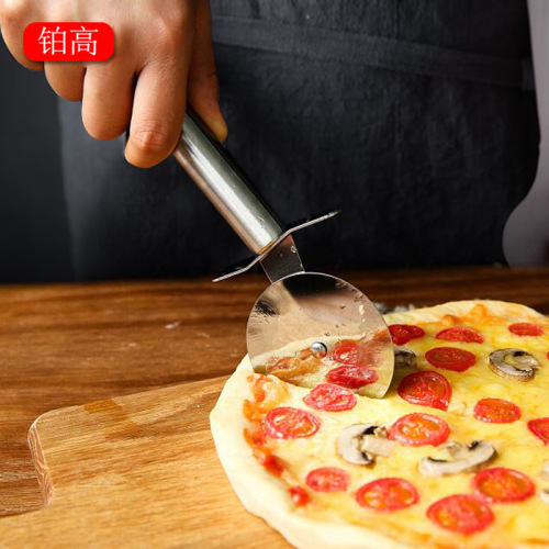 不锈钢披萨轮刀比萨介饼刀PIZZA刀烘焙工具 圣诞节烘焙用具介饼器