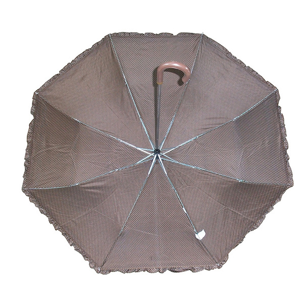 Creative fashion curved hook handle and clear umbrella custom…