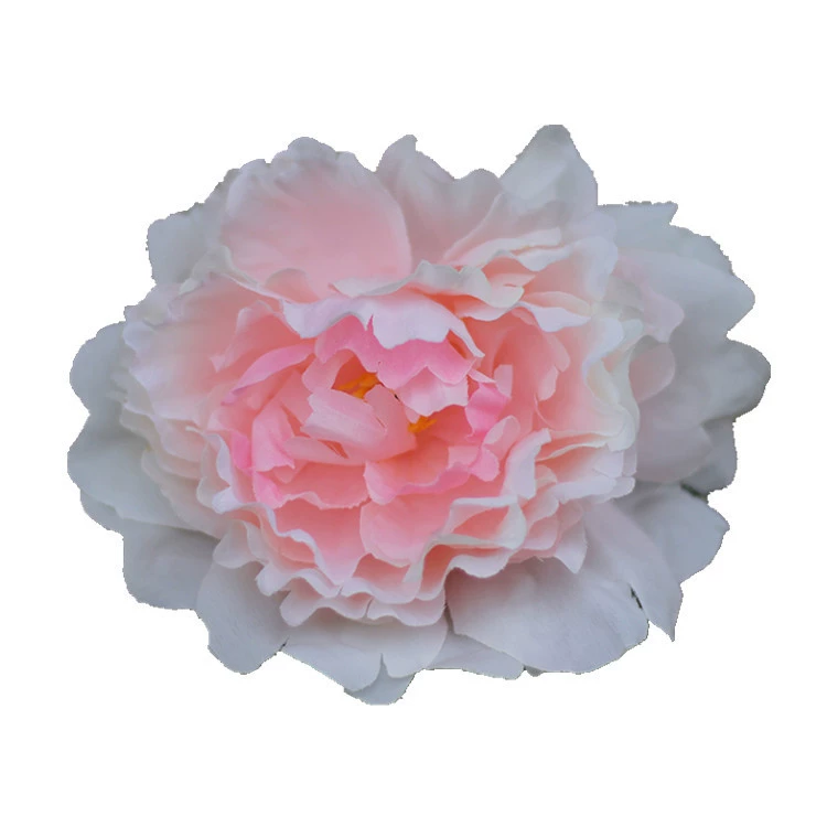 Искусственная пионовая головка Happy Peony, 15 см шелковая ткань, многоцветное свадебное декорирование