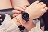 Strong magnet, watch, fashionable trend brand starry sky, quartz watches, Korean style, simple and elegant design, internet celebrity