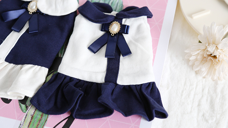 蝴蝶领结气质裙