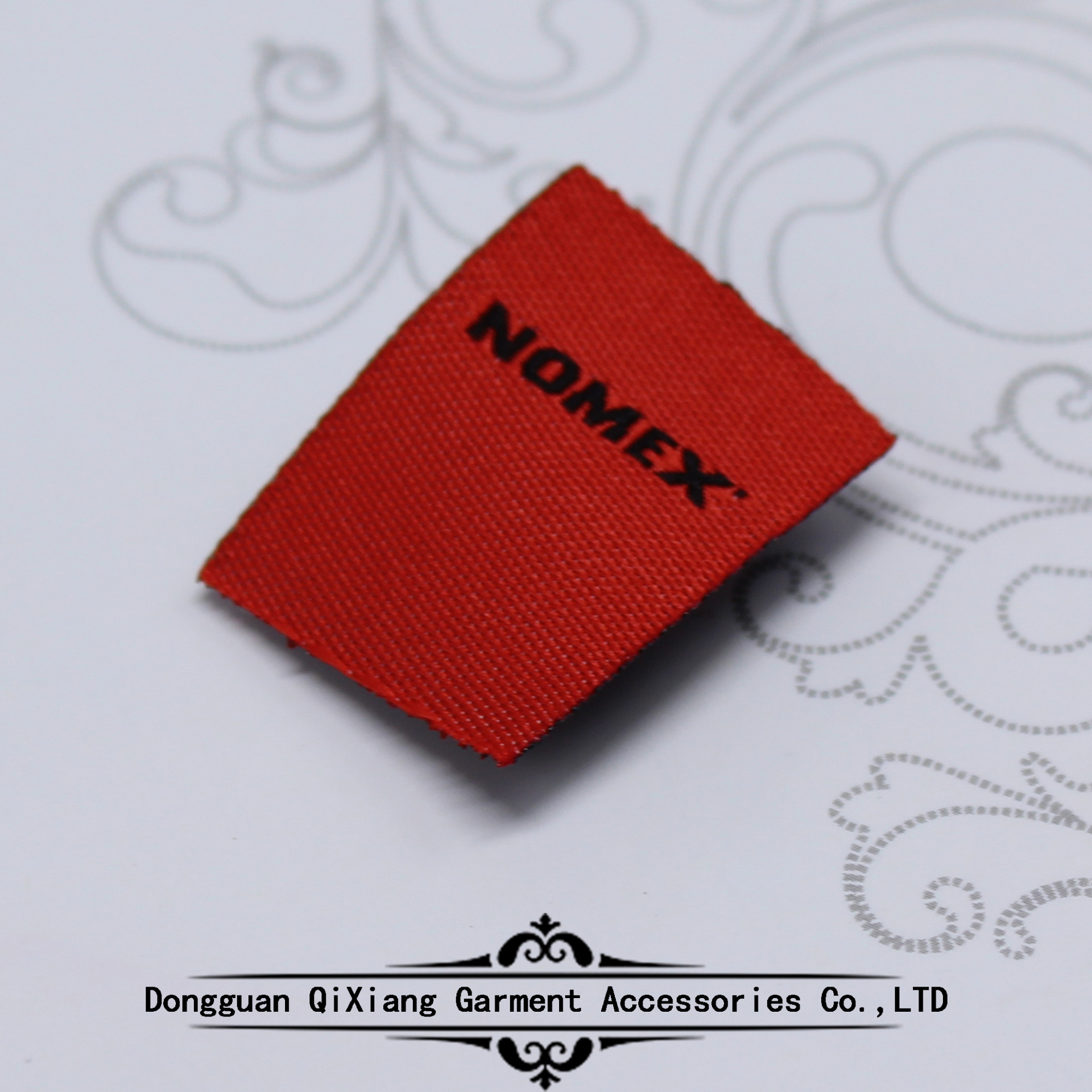 小批量定做服装涤纶布标 订做缎面领标 织标 织唛 服装商标