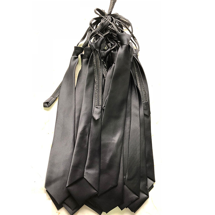 42cm Long Men's Clothing Accessories Adult Tie Lazy Business Tie Arrow Type Pure Color Tie Wholesale 42cm Long Men's Clothing Accessories Adult Tie Lazy Business Tie Arrow Type Pure Color Tie Wholesale