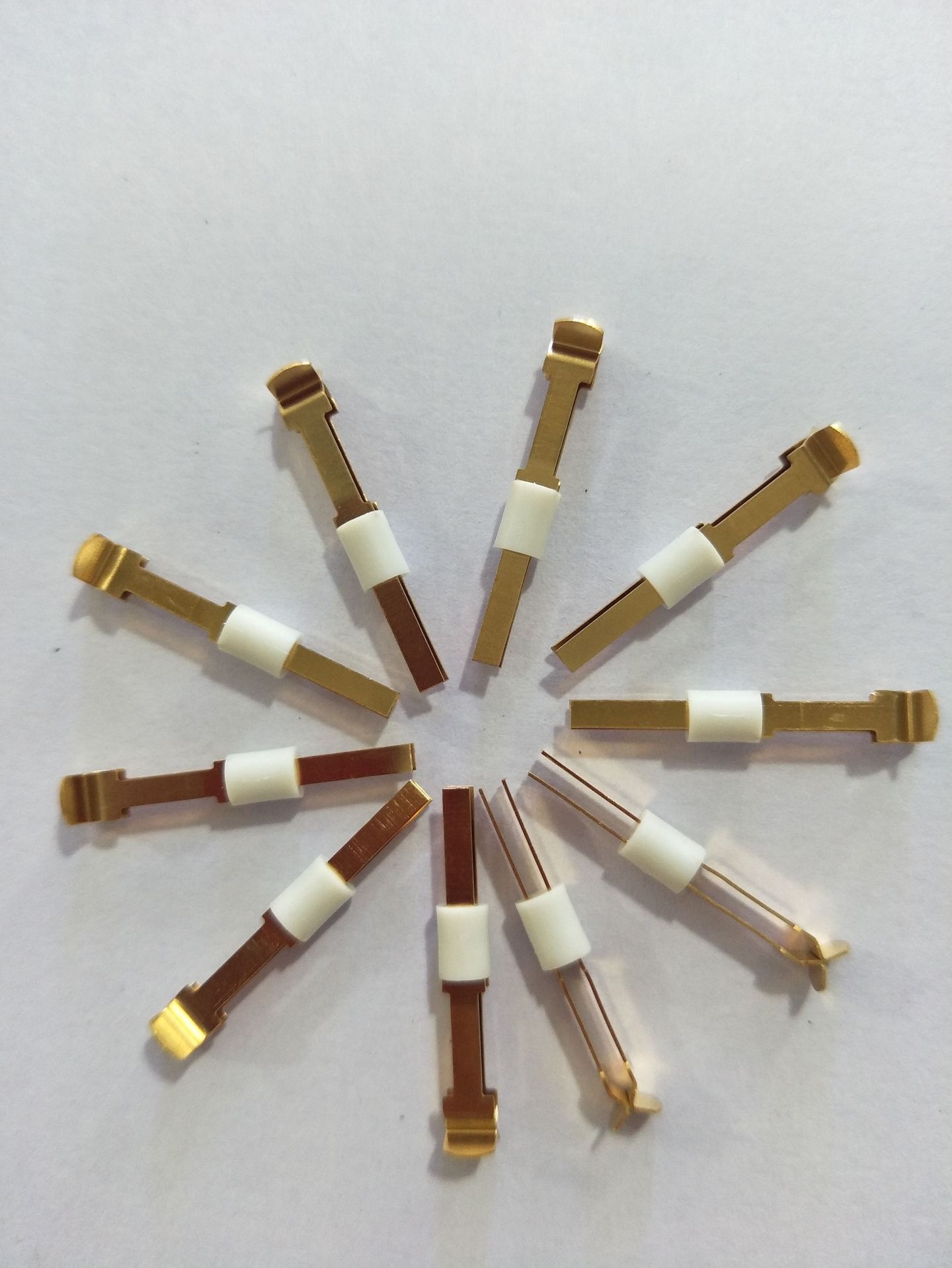 夹片针直径1.0 1.5 2.0 3.0 4.0mm 弹片针 铜片针 定位夹针