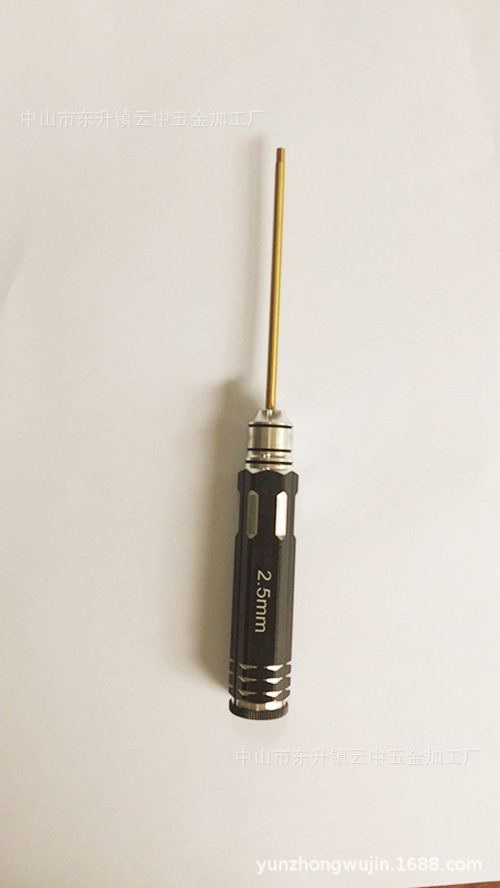 Modelo de herramienta de avión hexagonal mango de titanio plateado traje 0,9/1,3/1,5/2,0/2,5/3,0mm modelo de herramienta de avión