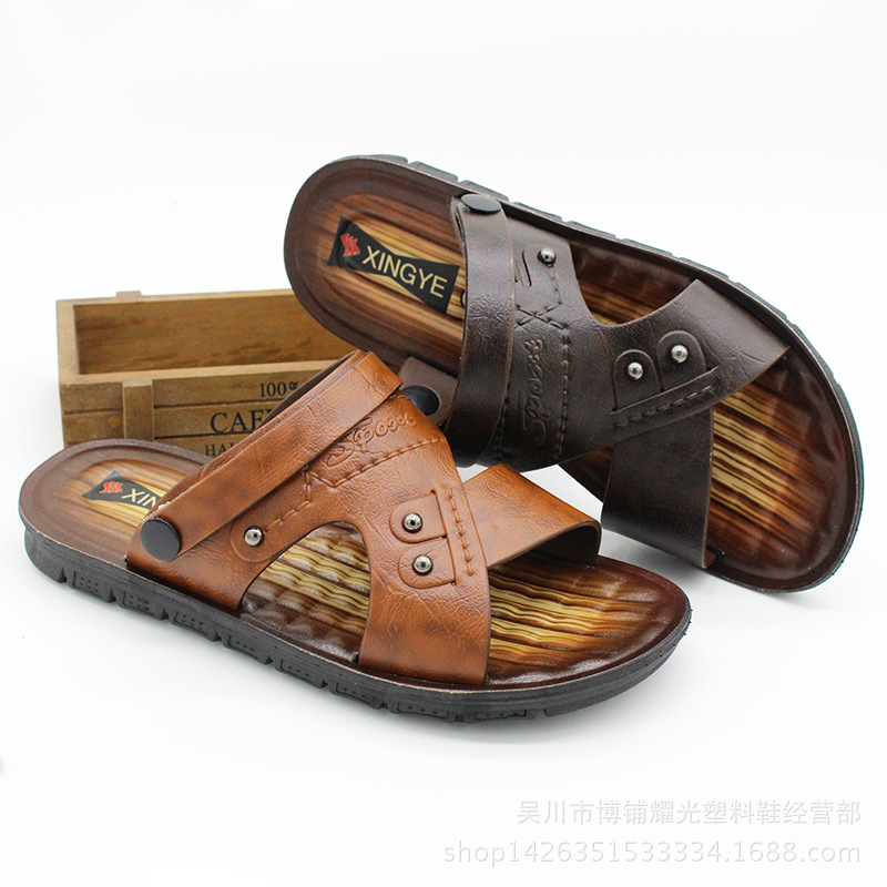 2019 summer new pattern Large man leisure time ventilation Dual use Rivers and lakes Sandals Beach shoes Vietnam Sandals wholesale