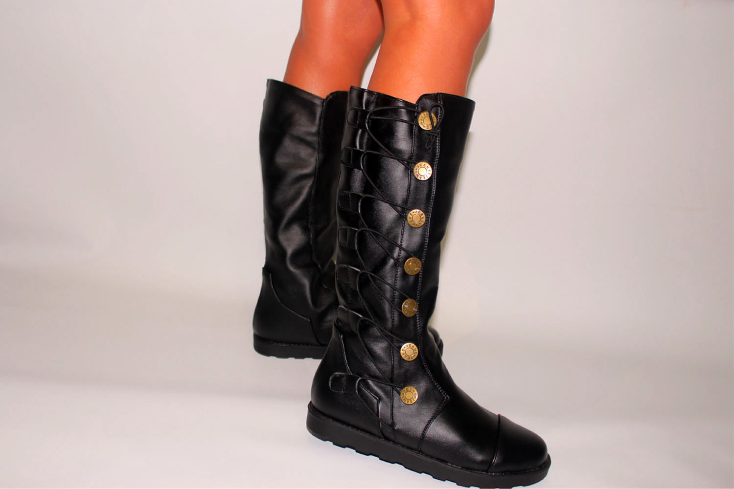 Bottes femme en pu - Ref 3355167 Image 19
