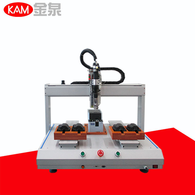 自动螺丝机 全自动吸附式拧螺丝机 三轴双工位自动化打螺丝机器人