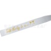 30 -year -old daily party shoulder strap etiquette belt Talk Thirty to me single -layer gold powder printed shoulder strap