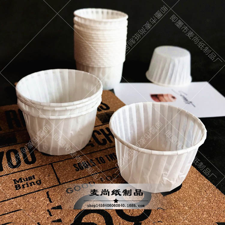 Papel alemán curling horneado taza de papel pastel de color taza de papel curling muffin Cupcake taza de papel 60 barriles