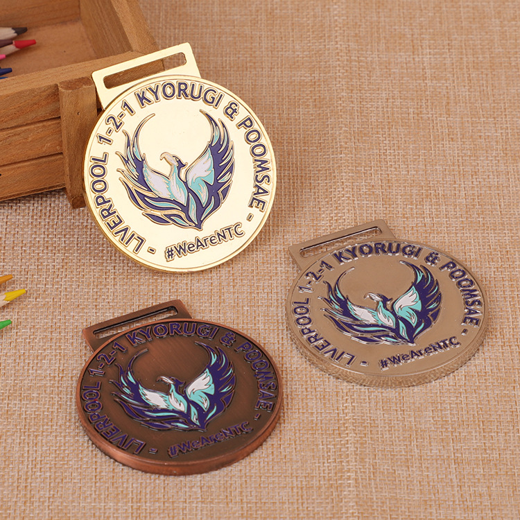 厂家供应优质金银铜学校比赛金属奖牌点漆马拉松运动会奖牌定做|ru