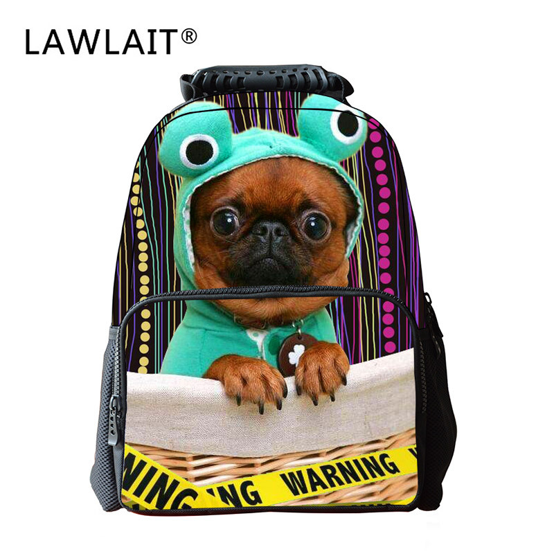 速賣通熱賣款   16寸可愛休閑動物雙肩背包1-6年級男女通用書包