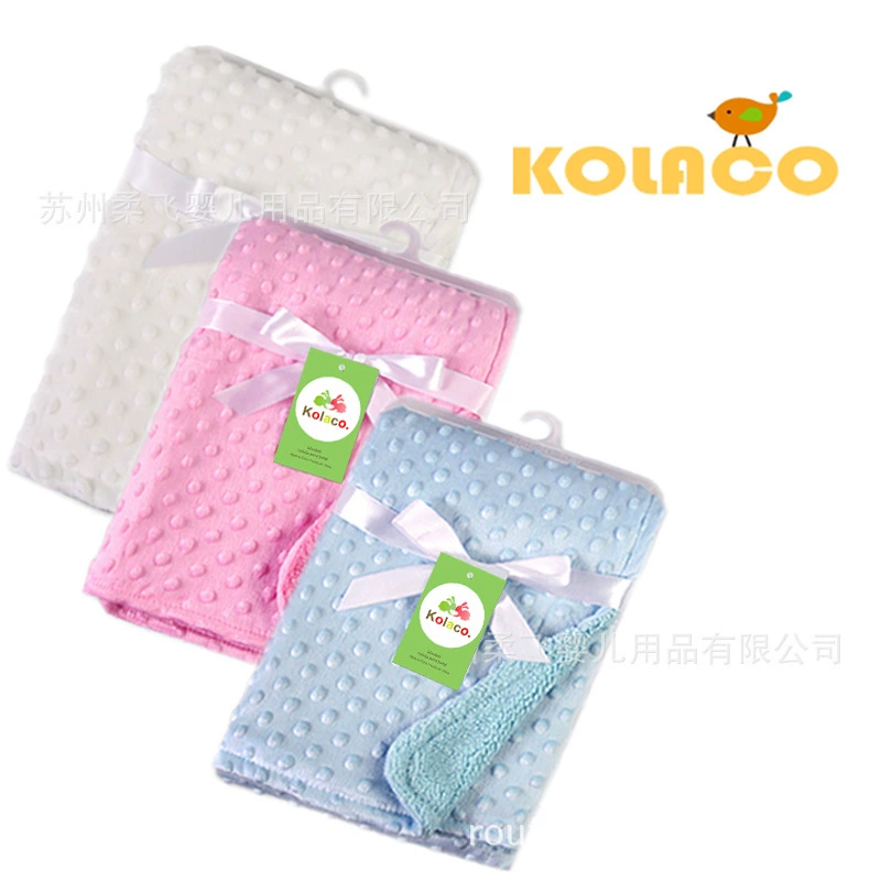 Бархатное двойное одеяло Roufei Bubble Детское одеяло Гороховое бархатное одеяло Весна и лето