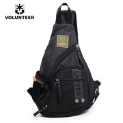 胸包男户外包包华朗迪尔2018新款个性男士单肩斜挎包牛津布男包大