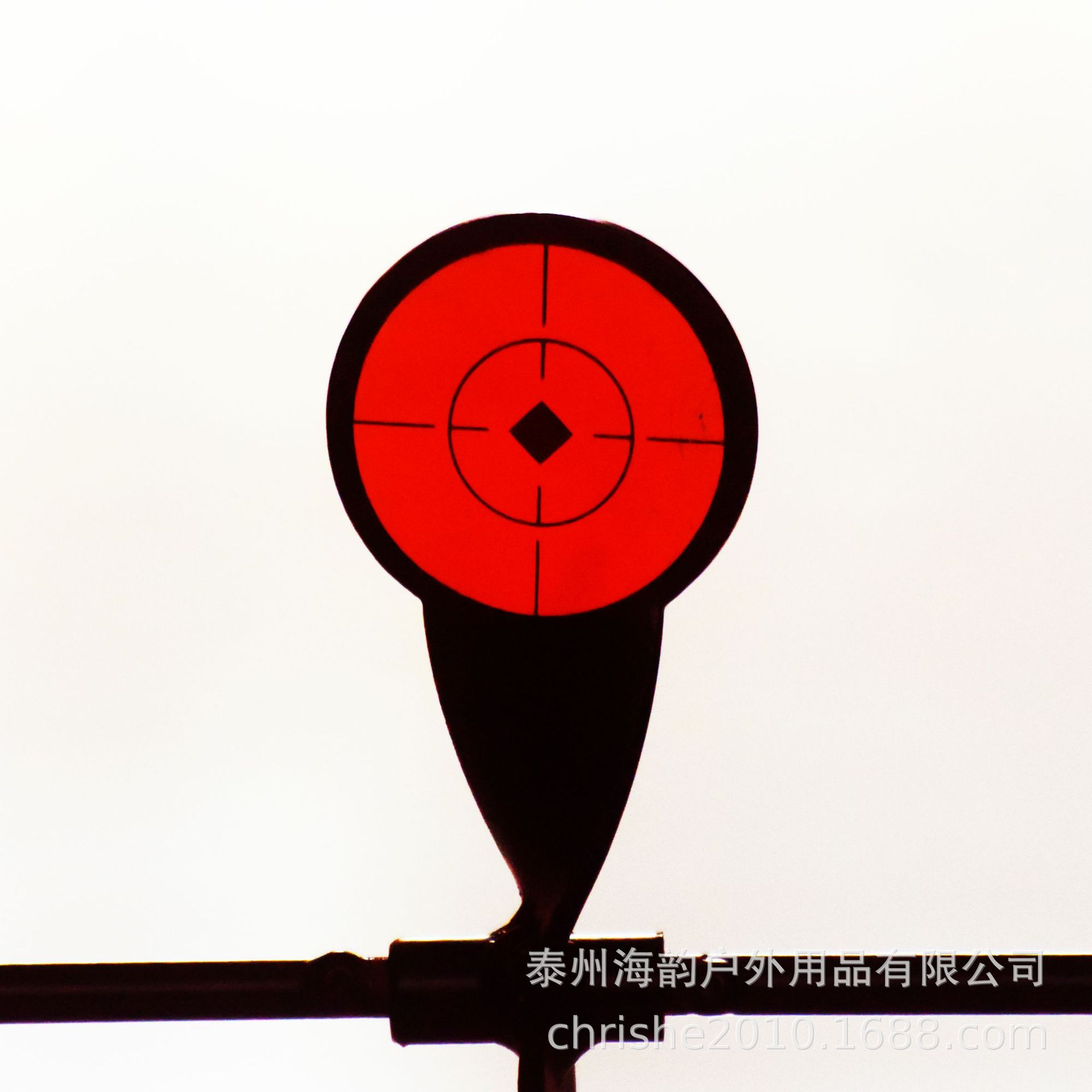 金属自动复位五靶心钢板表面喷塑射击训练弹弓靶 Shooting target-阿里巴巴