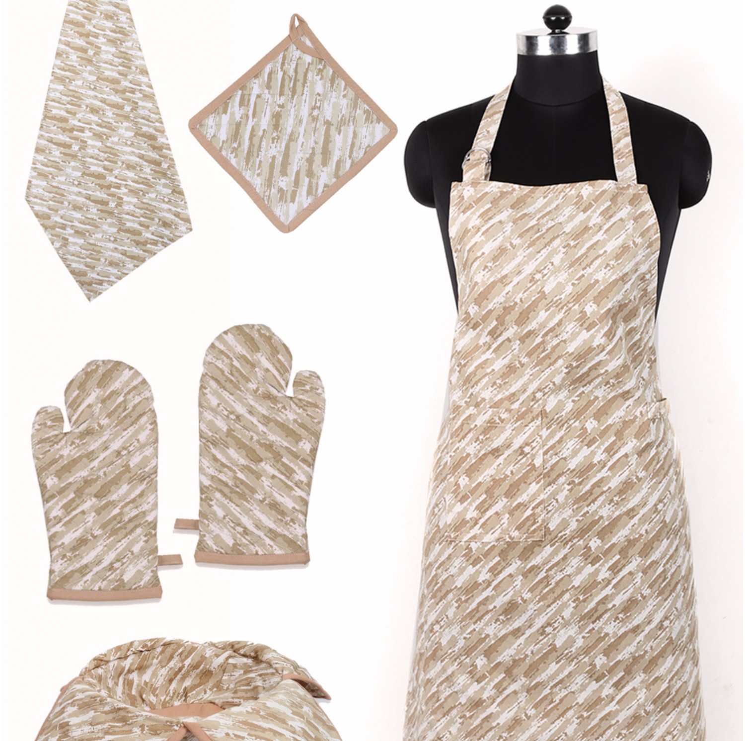 爆款家务韩版广告礼品纯棉围裙定制 可印logo餐饮店全棉工作围裙