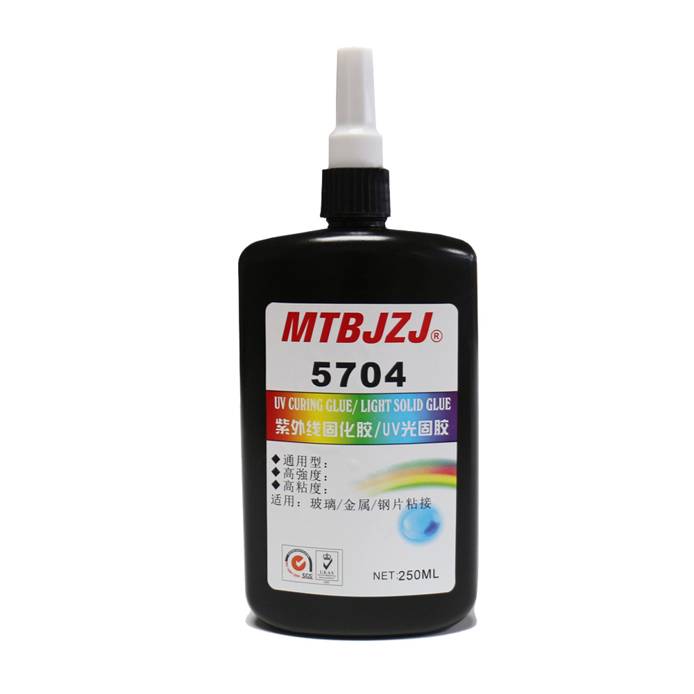 玻璃直立粘接UV无影胶水 5704UV胶 粘接UV胶 紫外线UV胶 UV无影胶