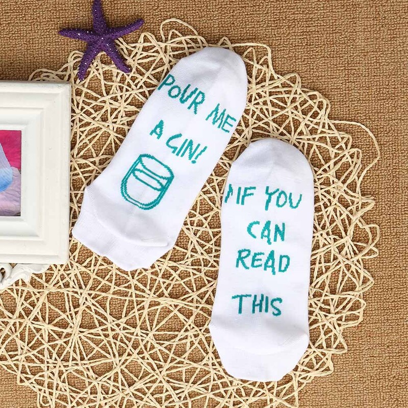 if you can Series AliExpress Amazon wish explosions 2018 new socks feet letters foreign trade socks