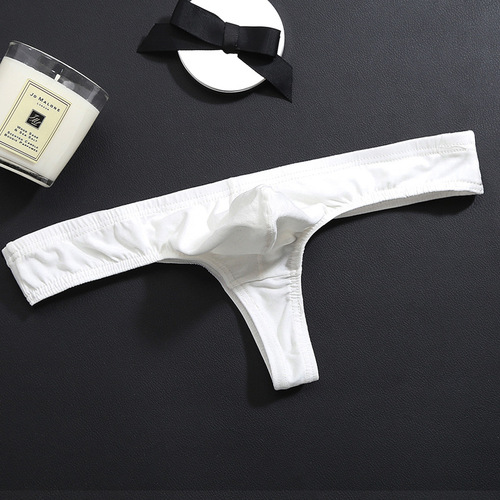 Mens G-String Crossdressing Thong Sexy Overseas Cotton Three-Piece Agent Wholesale Direct Selling New Release