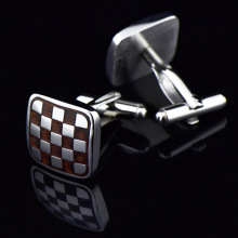 【英博】ixiukou红木袖扣不锈钢袖钉男士法式861cufflinks/991780