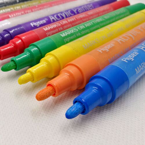 Cross-border body painting mobile phone case DIY water-based acrylic marker graffiti Guka 48-color watercolor brush