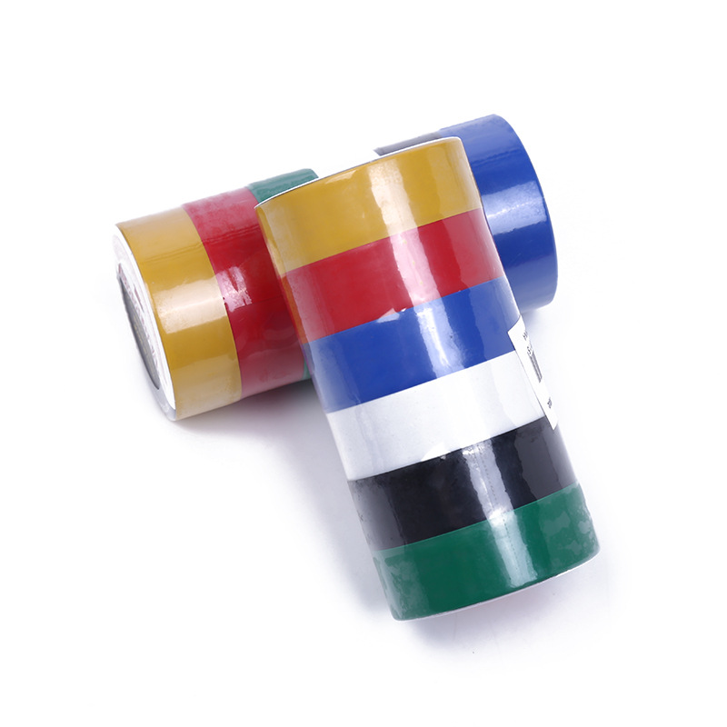 4M彩色吸塑筒装胶带pvc绝缘胶带地线阻燃耐高温胶布厂家批发