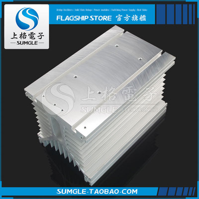 工业固态继电器模块 散热器 散热片铝型材 200*125*135* Y型|ms