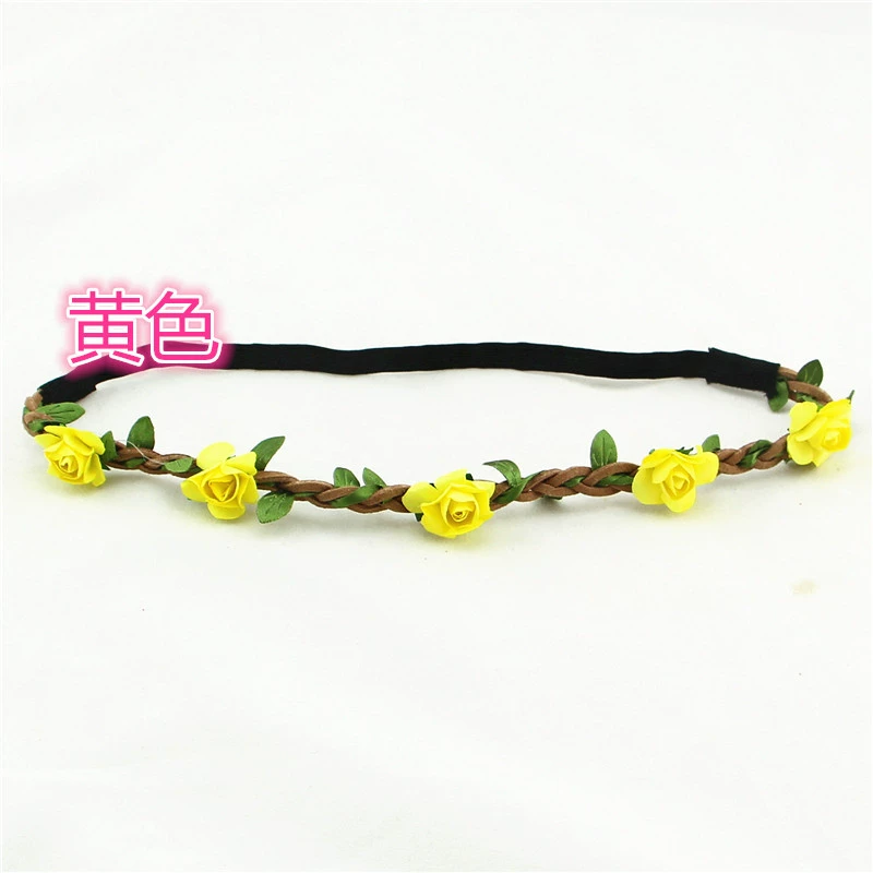 Hair accessory, beach headband for bride, Korean style, boho style, flowered