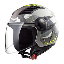 LS2头盔男女摩托车半盔大码特大号4XL大头电动机车安全帽四季夏季