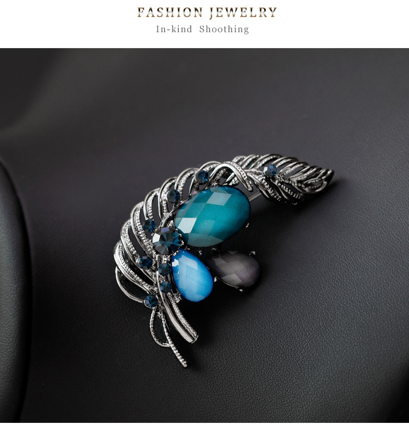 Alloy Vintage Flowers brooch(AF082-A) NHDR2432-AF082-A