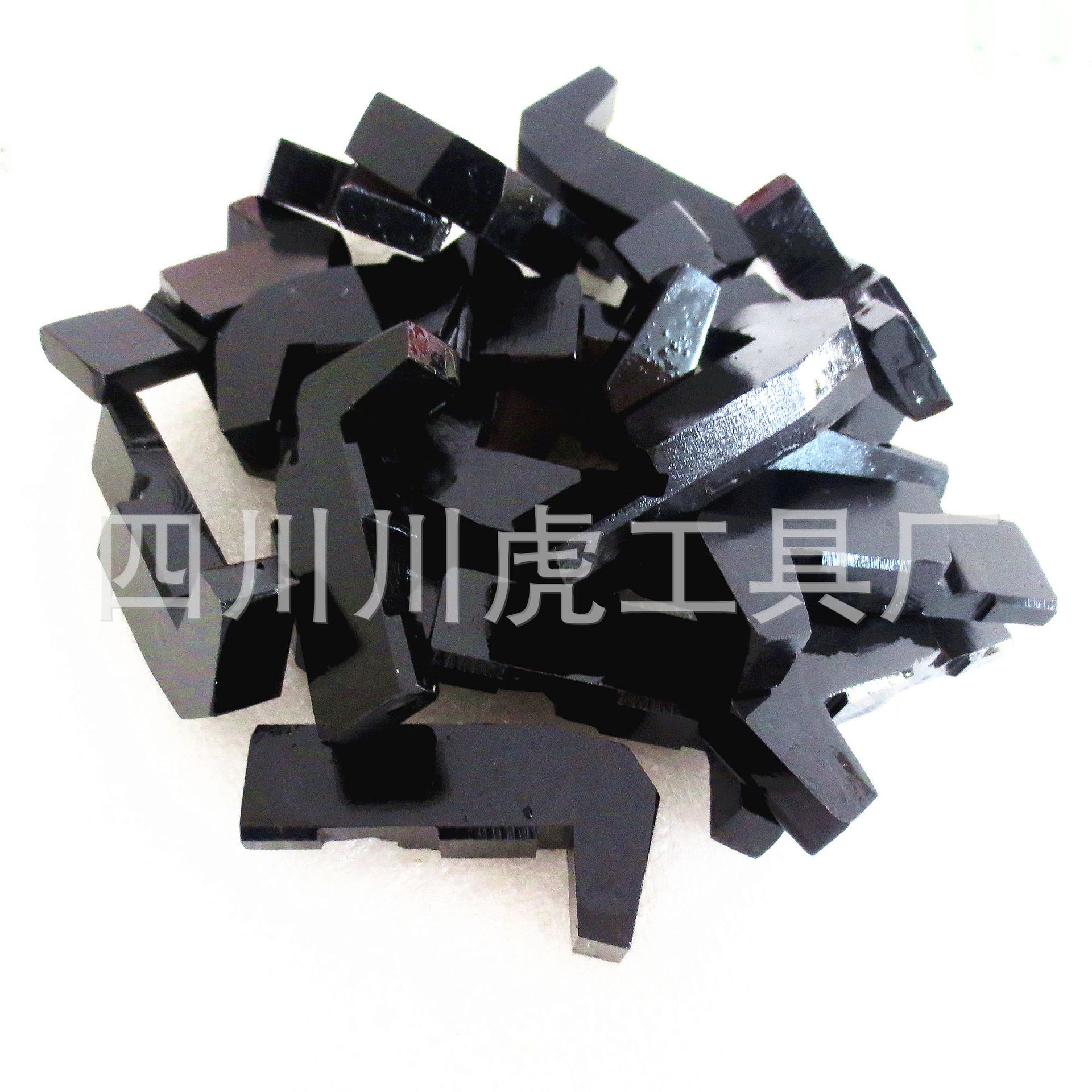 铁路面铣刀配件/火车轨道刀盘钩型刀座/密齿机夹刀：TSM-2