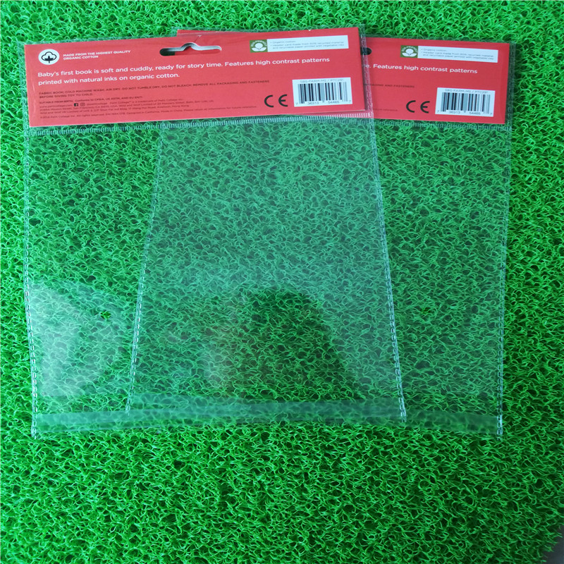 opp袋子带纸卡头自封袋opp透明塑料内衣泳衣铜版彩印8色opp胶袋