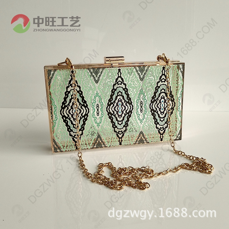 厂家定做日本潮流亚克力透明包包 欧美宴会手拿包 有机玻璃斜挎包