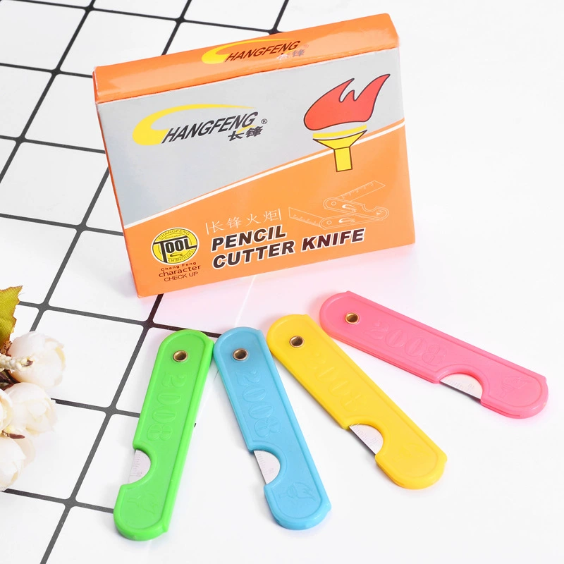 Производители продают все виды студенческой точилки для карандашей 2008 Факел Цвет точилка для карандашей бумажный нож