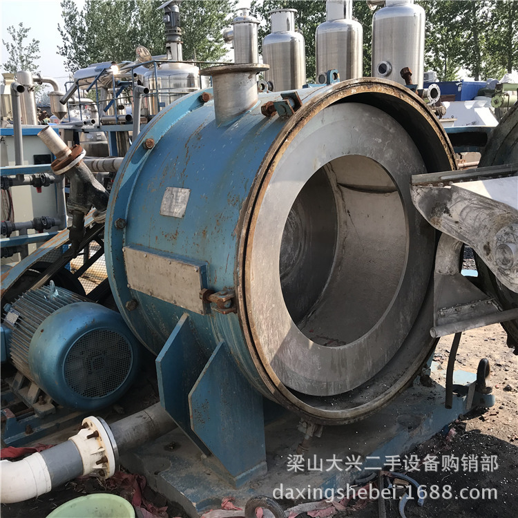 处理二手虹吸刮刀离心机 二手不锈钢刮刀卸料离心设备 沉降下卸料