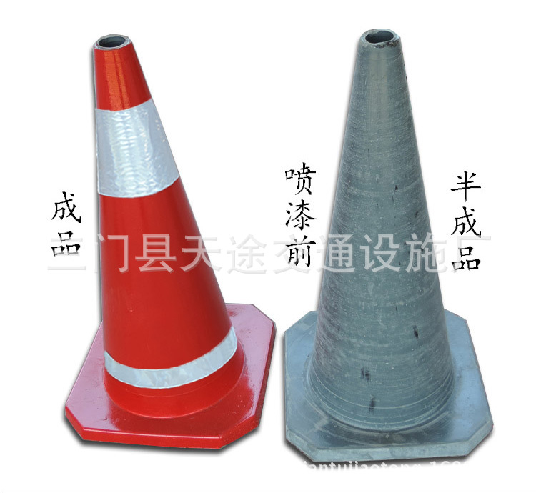厂家直销 橡胶路锥 喷漆红锥 防撞路障 反光锥桶交通安全锥雪糕筒