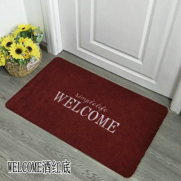 Welcome dark red background