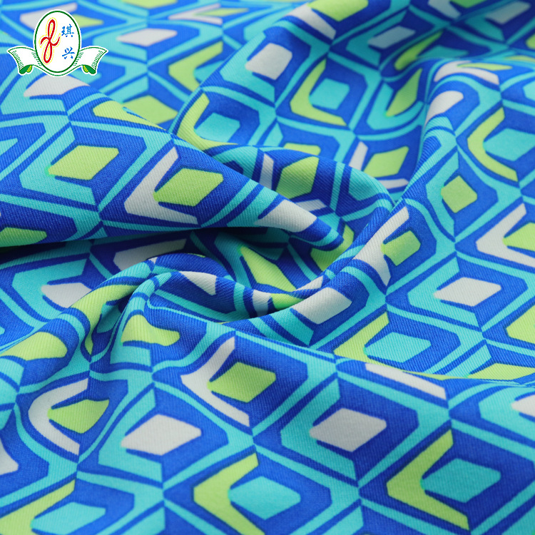 QX1918���޵���ƽ�ƹ�м�������ӡ����֯Ӿ�����ϱ�ɫ�����¿�