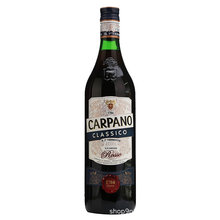 卡帕诺经典味美思 Carpano 洋酒威末配制酒1000ml 鸡尾酒调酒基酒