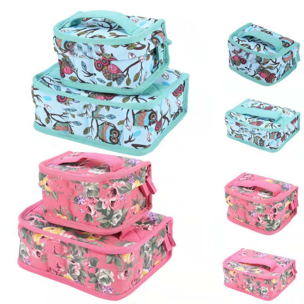 9/20格15-30ML精油包精油收纳袋 帆布印花精油收纳包厂家现货订做|ru