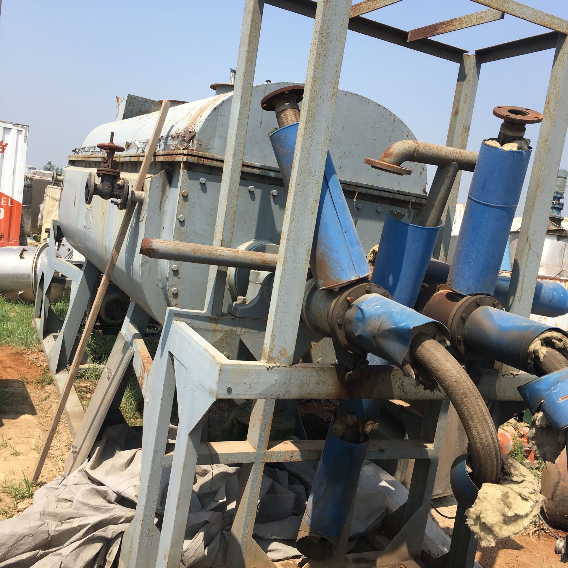 二手70平方空心桨叶干燥机 真空双桨叶干燥机 烘干机