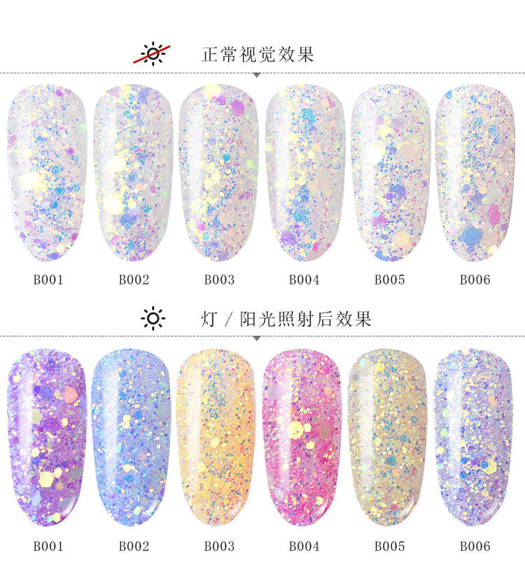 Wholesale of gold onion powder, sequins, hexagonal heart, five-pointed star, irregular-shaped laser colored PET sequins, nail gold powder and glitter powder pic 9
