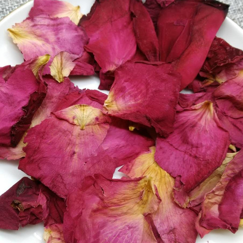 玫瑰花片 干玫瑰花瓣 玫瑰花干 干花泡澡 美的容花片