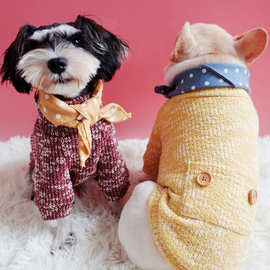 宠物领巾三角巾 狗狗装扮围巾 凹造型口水巾 法斗雪纳瑞领巾